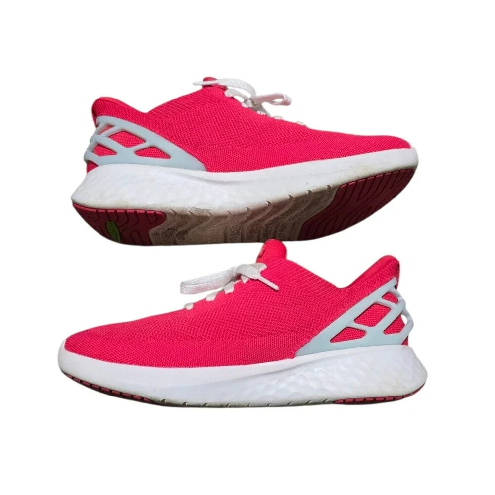 Kizik Athens Hands Free Shoes Womans Size 9.5 Wide Slip In Sneakers Watermelon
